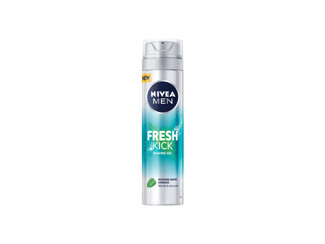 Gel de ras Nivea Fresh Kick, 200 ML