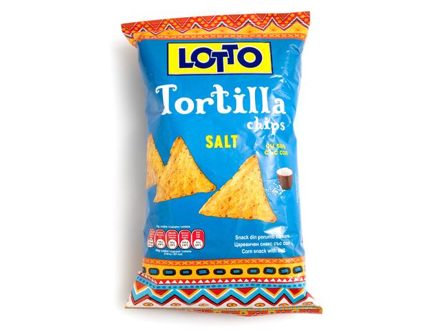 Lotto tortilla chips sare 85g