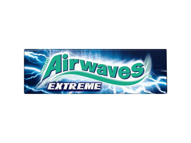 Airwaves Extreme Guma de mestecat cu arome de menta si eucalipt 14g