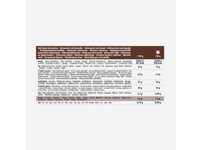 Prăjitură proteică bio cu alune și ciocolată
