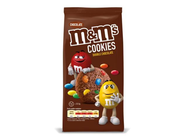 Biscuiti crocanti cu bomboane ciocolata M&MS 180g