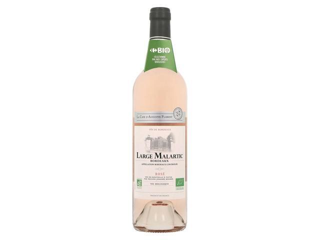 Vin rose sec, Large Malartic Bordeaux Carrefour Bio 0.75L