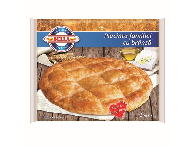 Placinta de familie cu umplutura de branza congelata rapid 1kg Bella