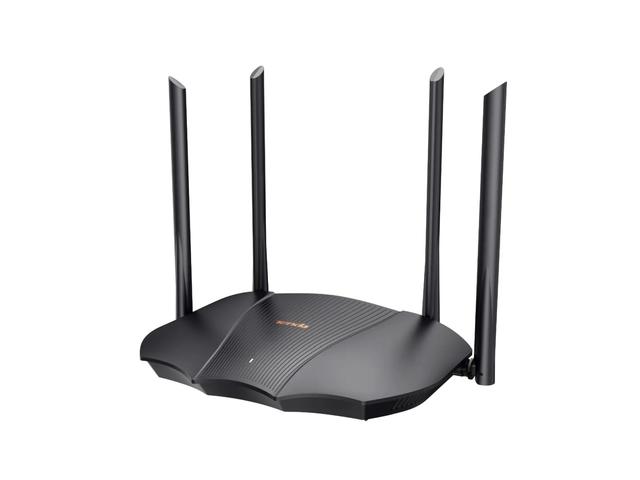 Router Wireless Gigabit Tenda TX9 PRO, Wi-Fi 6, Dual-Band 574 + 2402 Mbps, Negru