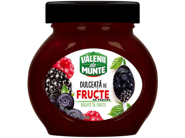 Dulceata de fructe de padure Valenii de Munte, 240 g