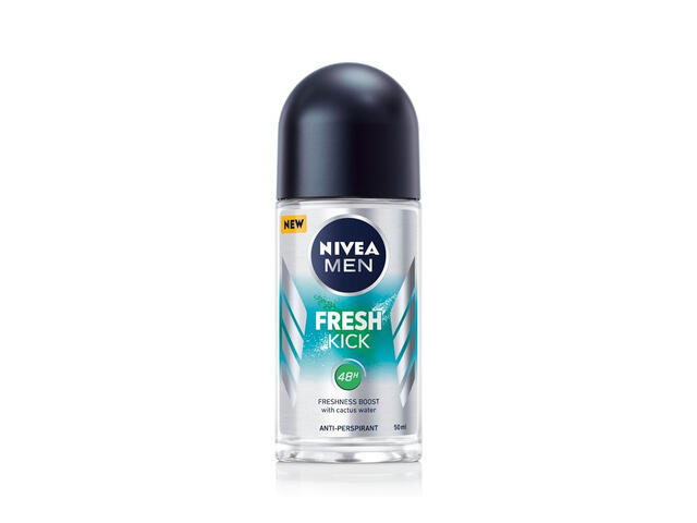 Antiperspirant roll-on Nivea Fresh Kick, 50ml