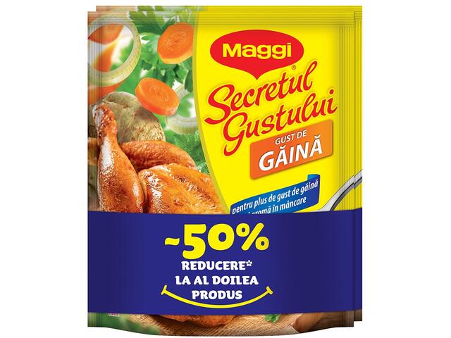 Baza pentru mancaruri cu gust de gaina Maggi Secretul gustului 2x400g