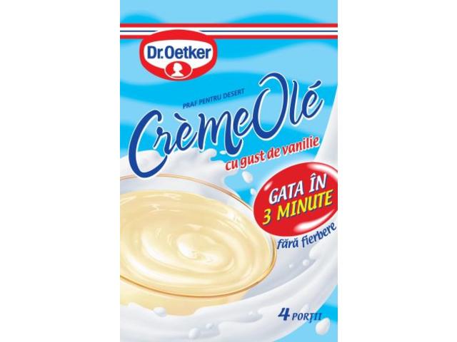 Dr. Oetker creme Ole praf pentru desert gust vanilie 80 g