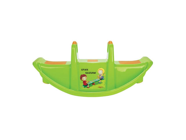 Balansoar pentru copii Pilsan Star, din plastic, verde