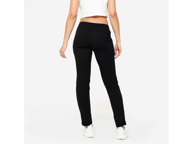 Pantalon de trening Slim 500 Fitness Negru Damă undefined