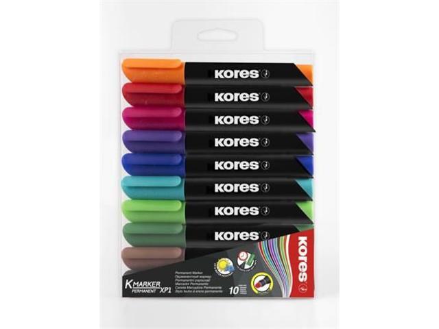 Marker permanent, Kores, 10b/set