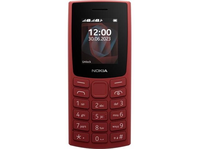 Telefon Mobil Nokia 105, 2023, Dual Sim, Red