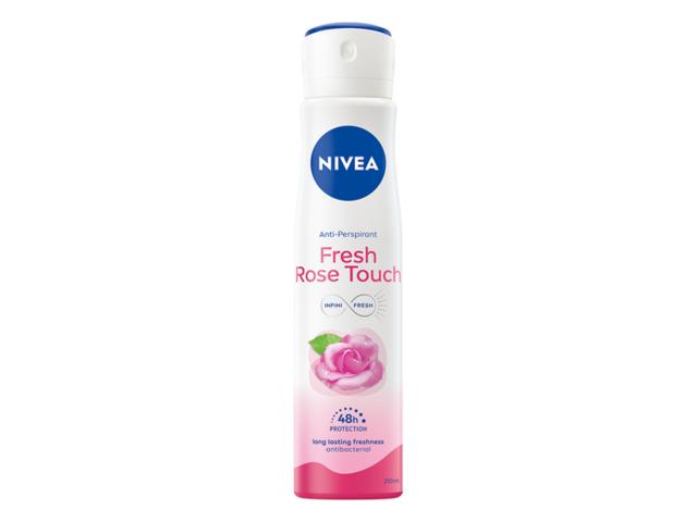Antiperspirant Antibacterian Nivea Fresh Rose Touch, 250ML