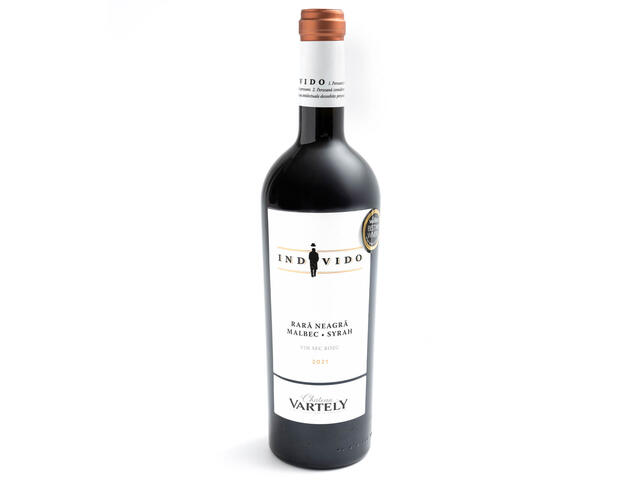 Vartely Individo Rara Neagra & Malbec & Syrah Rosu 0.75L, Sec