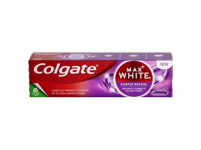 Pasta de dinti pentru albire Colgate Max White Purple Reveal, 75 ml