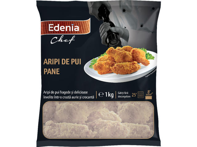 Aripi Pui Pane 1Kg Edenia Chef