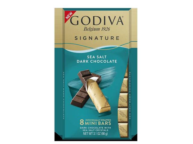 GODIVA Mini ciocolata neagra si sare de mare 90 g