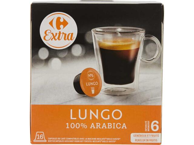 Cafea Lungo 16 Capsule Carrefour Extra