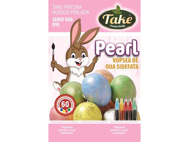 Vopsea de oua sidefata Take pentru 60 oua