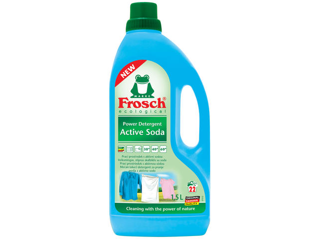 Detergent lichid de rufe Active Soda 1500 ML 22 spalari Frosch