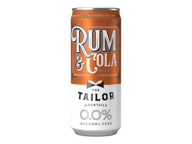 Bautura racoritoare carbogazoasa Tailor Rum Cola, 0.33 l