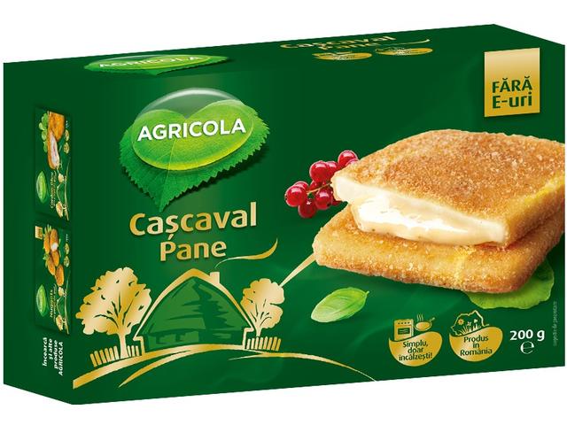 Cascaval pane 200 g Agricola