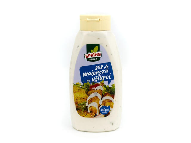 Sos de maioneza cu usturoi Spring, 440 g