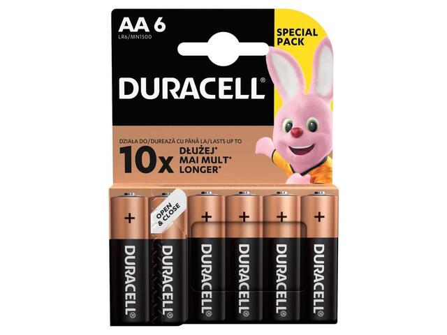 DURACELL Baterii Alcaline AA 4+2