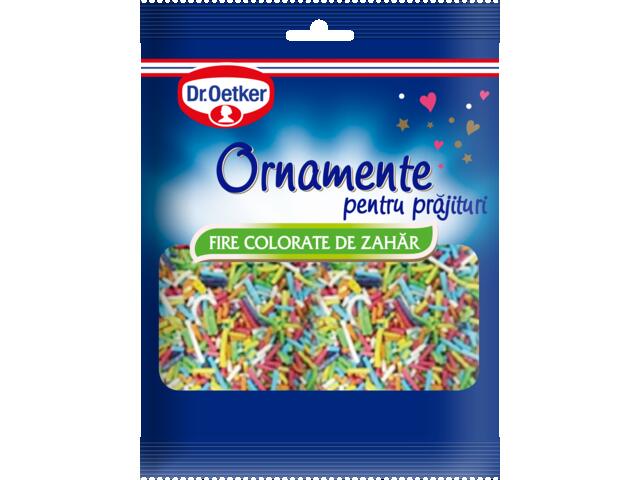 Dr.Oetker Ornamente pt. prajituri Fire Colorate de Zahar 30g