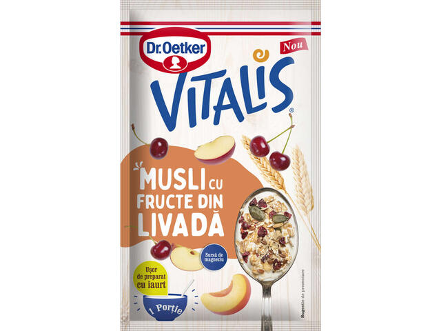 Vitalis Musli cu fructe din livada 39g