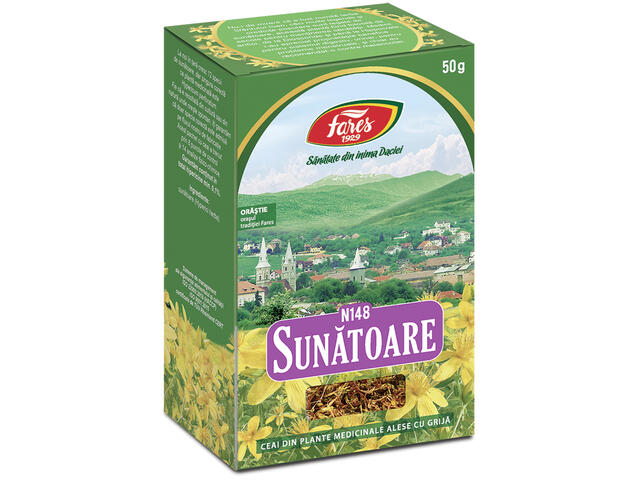 Ceai de sunatoare Fares, 50g, punga