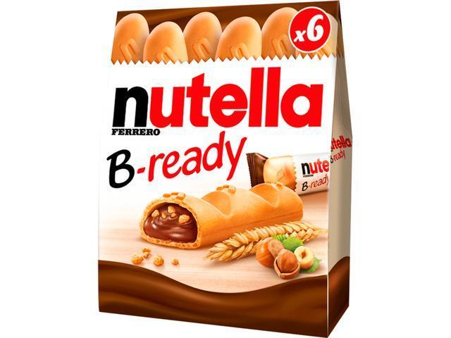 Batoane B-Ready 132 g Nutella