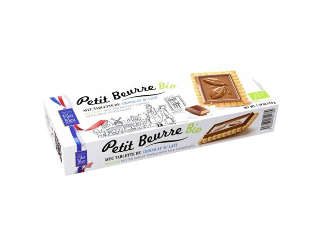 Biscuiti cu unt si ciocolata cu lapte Eco Filet Bleu 150g