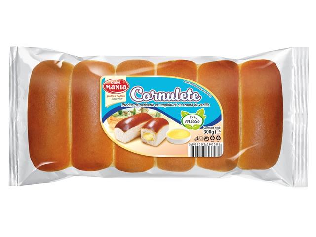 Cornulete cu umplutura cu aroma de vanilie, 250 g Tims