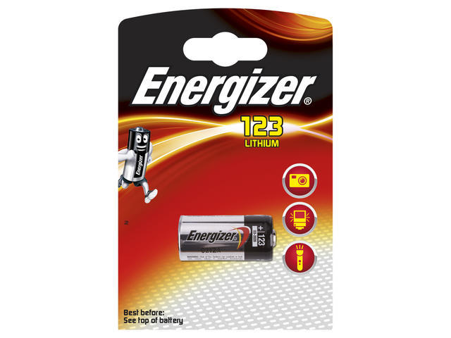 Baterii lithium photo 123 x 1 Energizer