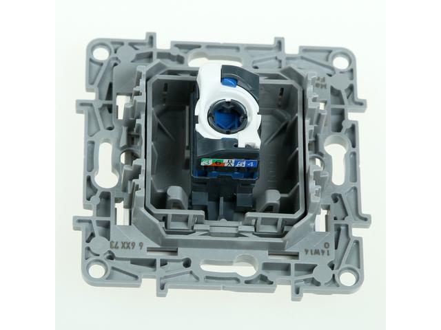 Priza RJ45 Cat. 6 UTP, Legrand Niloe 764573, 1 iesire, alb