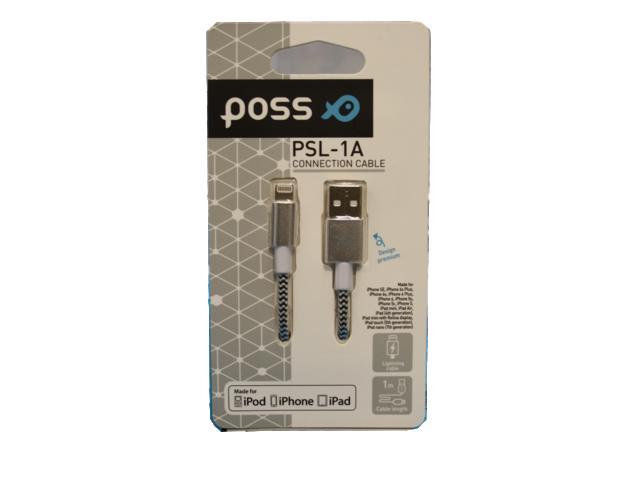 Cablu Poss PSL1T, 1 m lungime, Negru