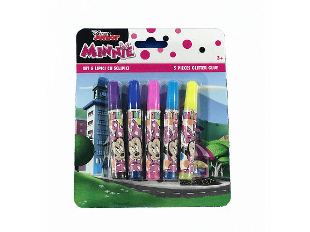 Set 5 Lipici Glitter Minnie