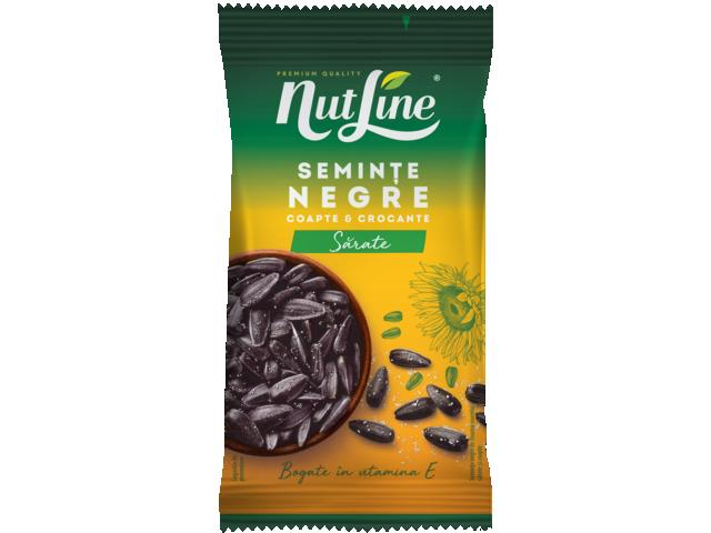 Nutline Seminte Floarea Soarelui Negre Cu Sare 100G