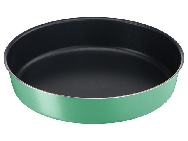 Tava prajitura Tefal ChefClub J5639702, aluminiu, 26 cm, Verde