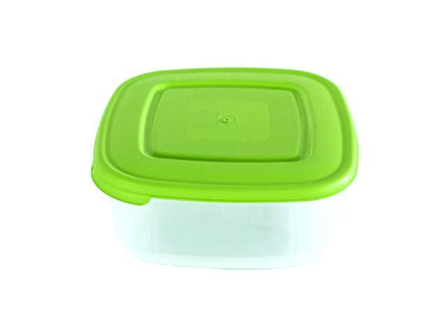 Caserola plastic cu capac 2.5 L, verde