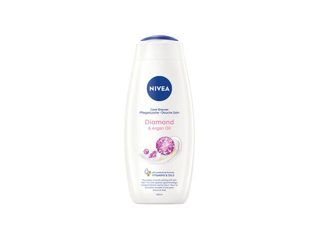 Spuma De Baie & Gel de dus 2In1 Nivea Diamond & Lychee, 500ML