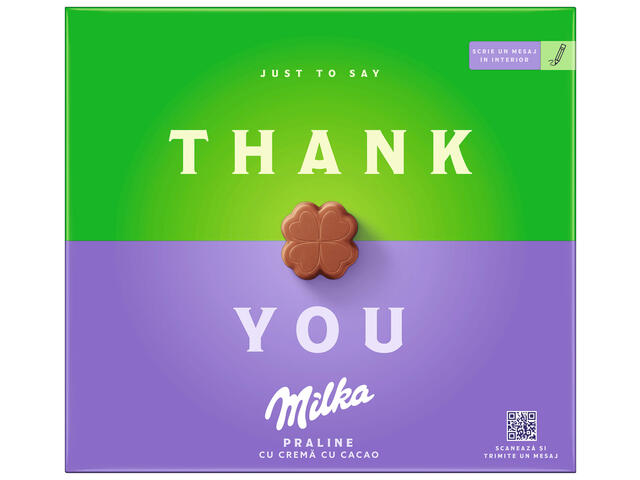 Milka praline cu crema de cacao 110 g