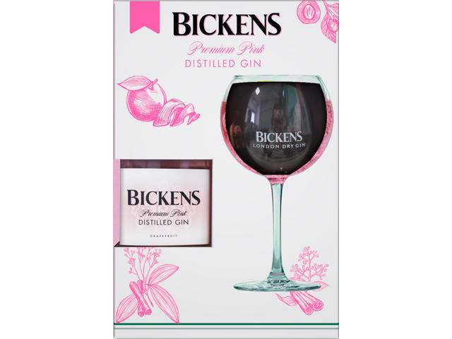 Bickens Pink 0.7L + 1 Pahar