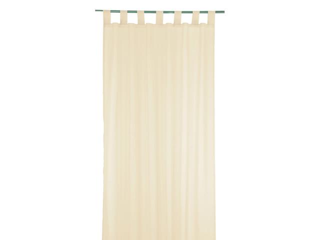 Perdea voal, poliester, bej 105,  140 x 245 cm