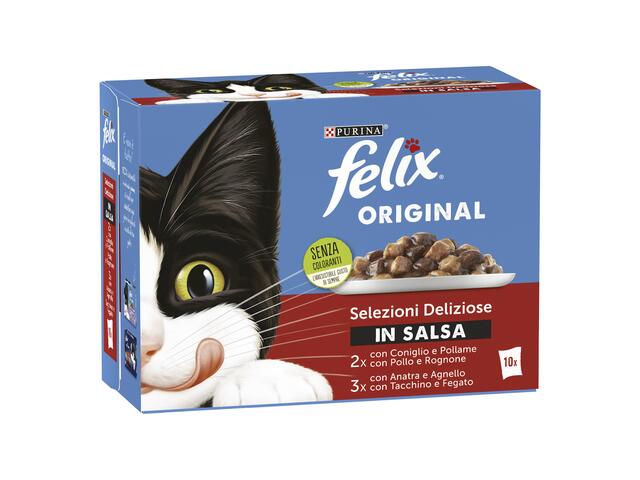 Felix Hrana umeda pisici miel&rata 10 x 85 g