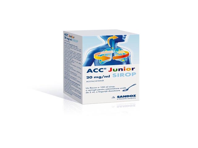 ACC Junior sirop, 100 ml, Sandoz