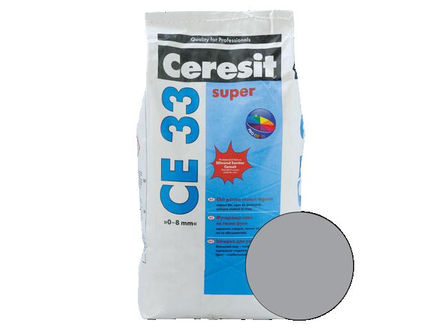 Chit de rosturi gresie si faianta Ceresit CE 33, antracit, interior, 5 kg