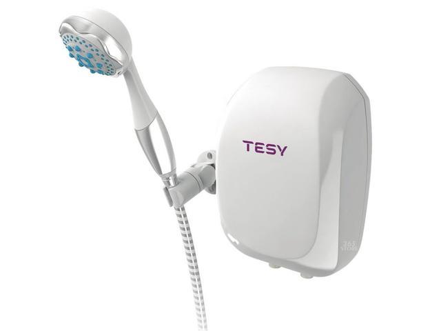 Instant electric Tesy IWH50X02BAH, pentru dus, 2,9 l/min, 5000 W, alb, 200 x 130 x 76 mm