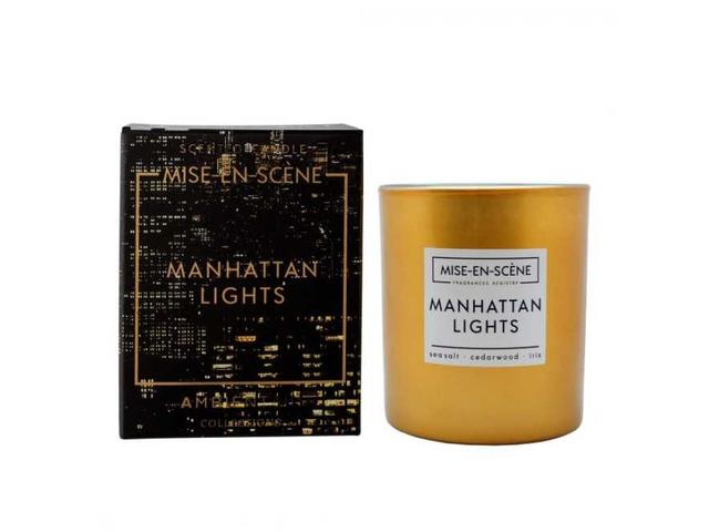 Lumanare parfumata Ambientair 50H MANHATTAN LIGHTS Gold Mise En Scene